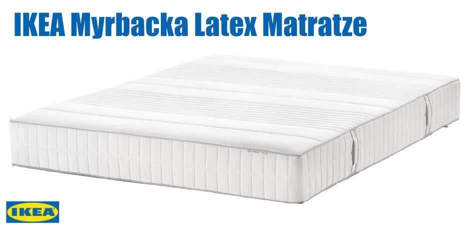 IKEA Myrbacka Latex Matratze Test