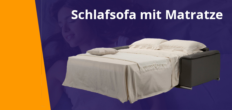 schlafsofa mit matratze