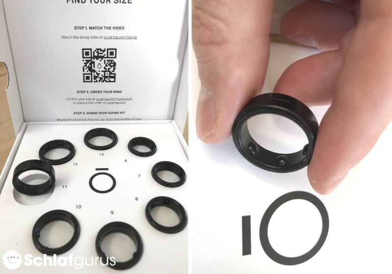 Oura Ring Test - Ringgröße